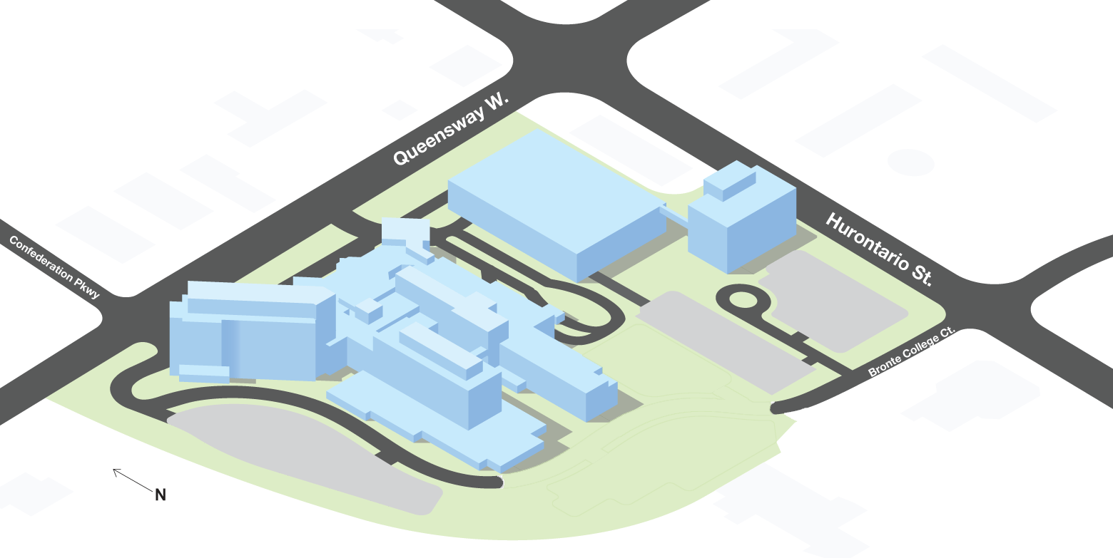 Mississauga Hospital Parking Map   MH L Base1 