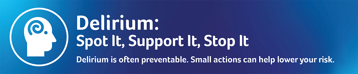 Delirium Prevention and Support page